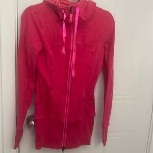 Lululemon Slim Hooded Zip Up Jacket Size 6 in Fuchsia